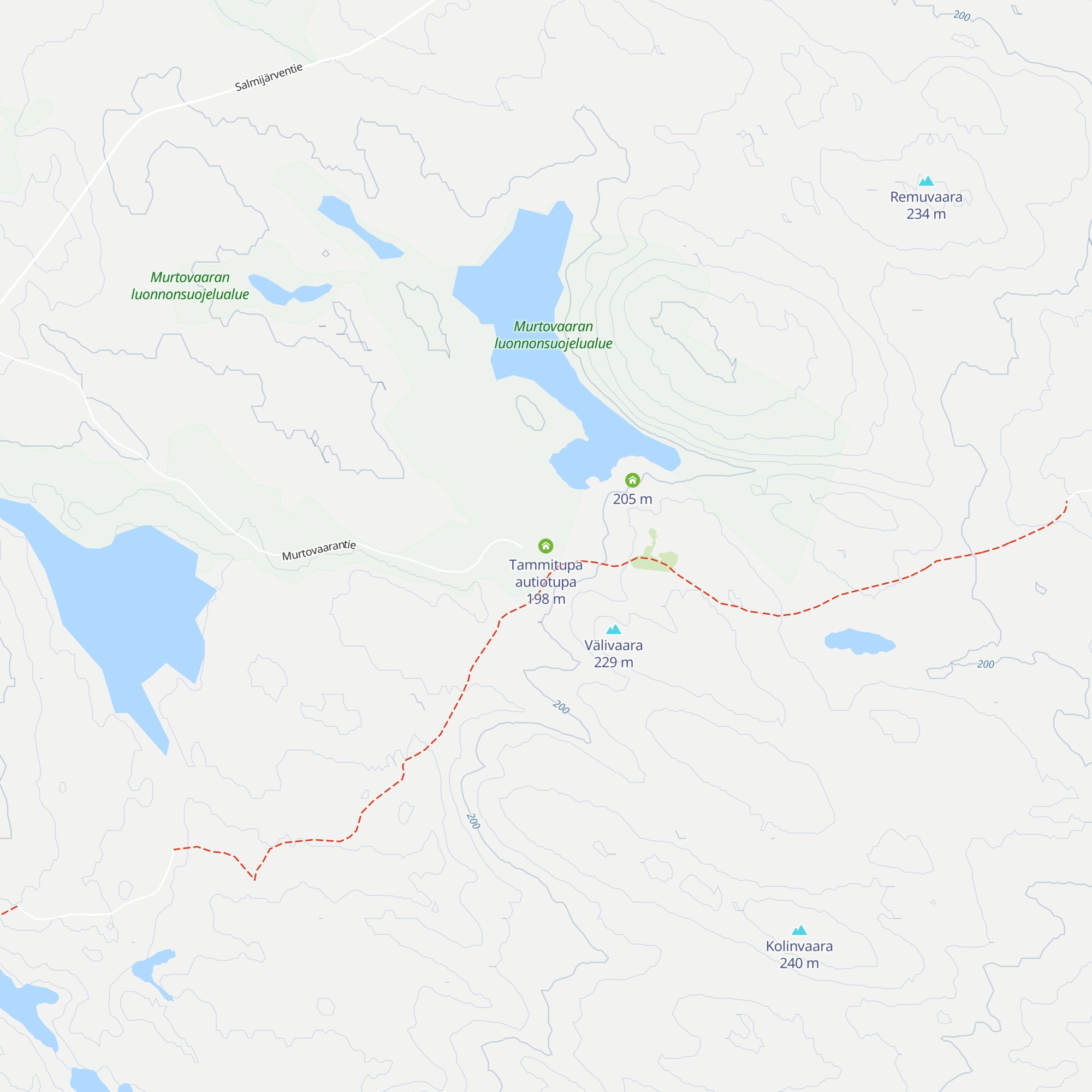 Tammitupa autiotupa map