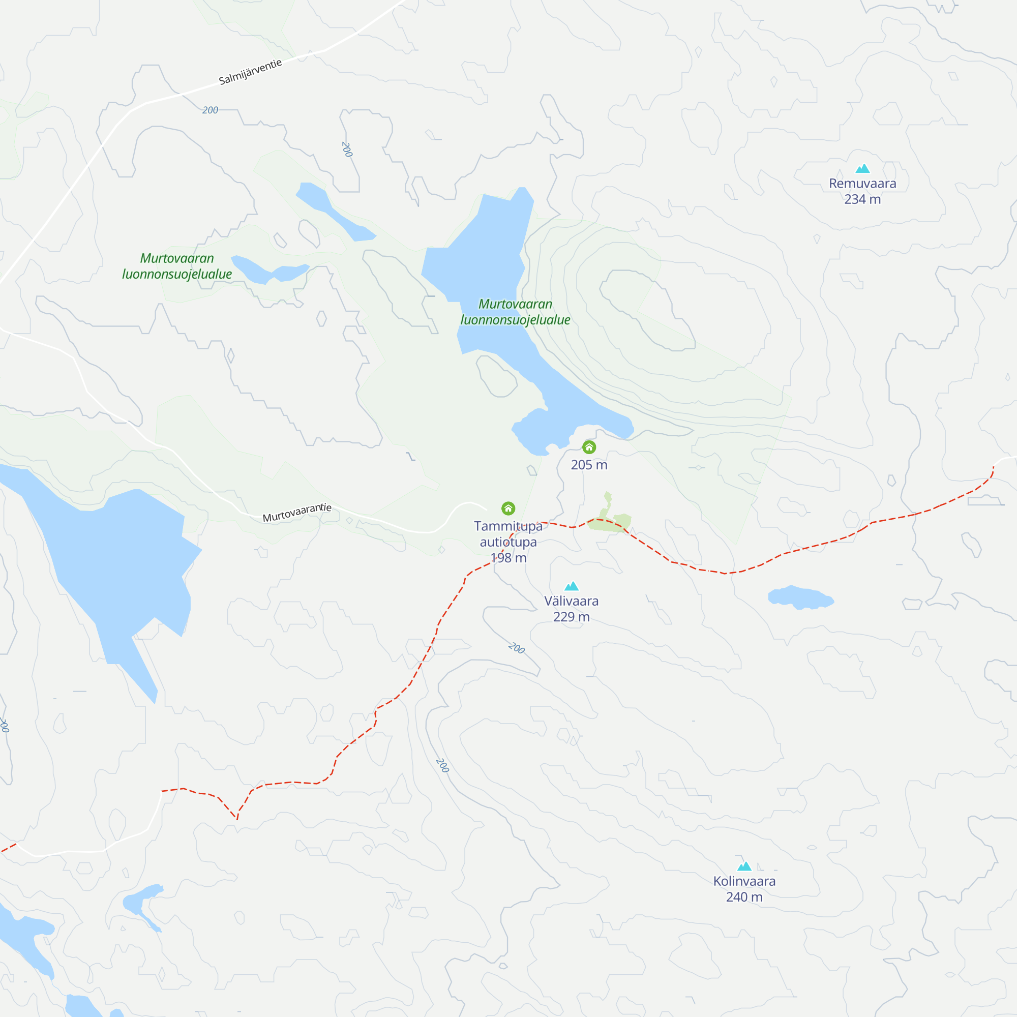 Tammitupa autiotupa map