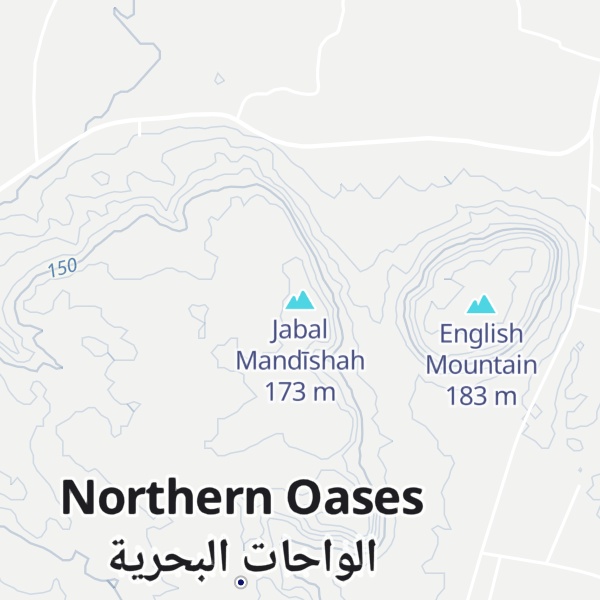 Map of Jabal Mandīshah