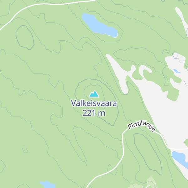 Map of Valkeisvaara