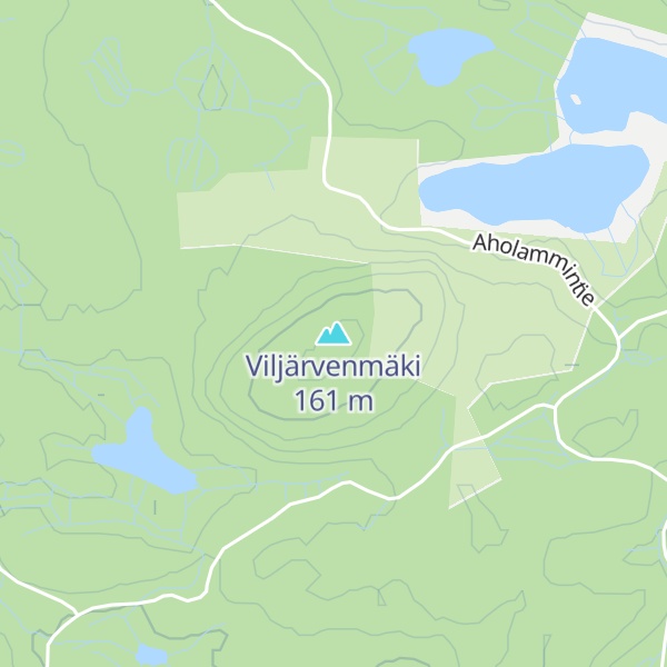 Map of Viljärvenmäki