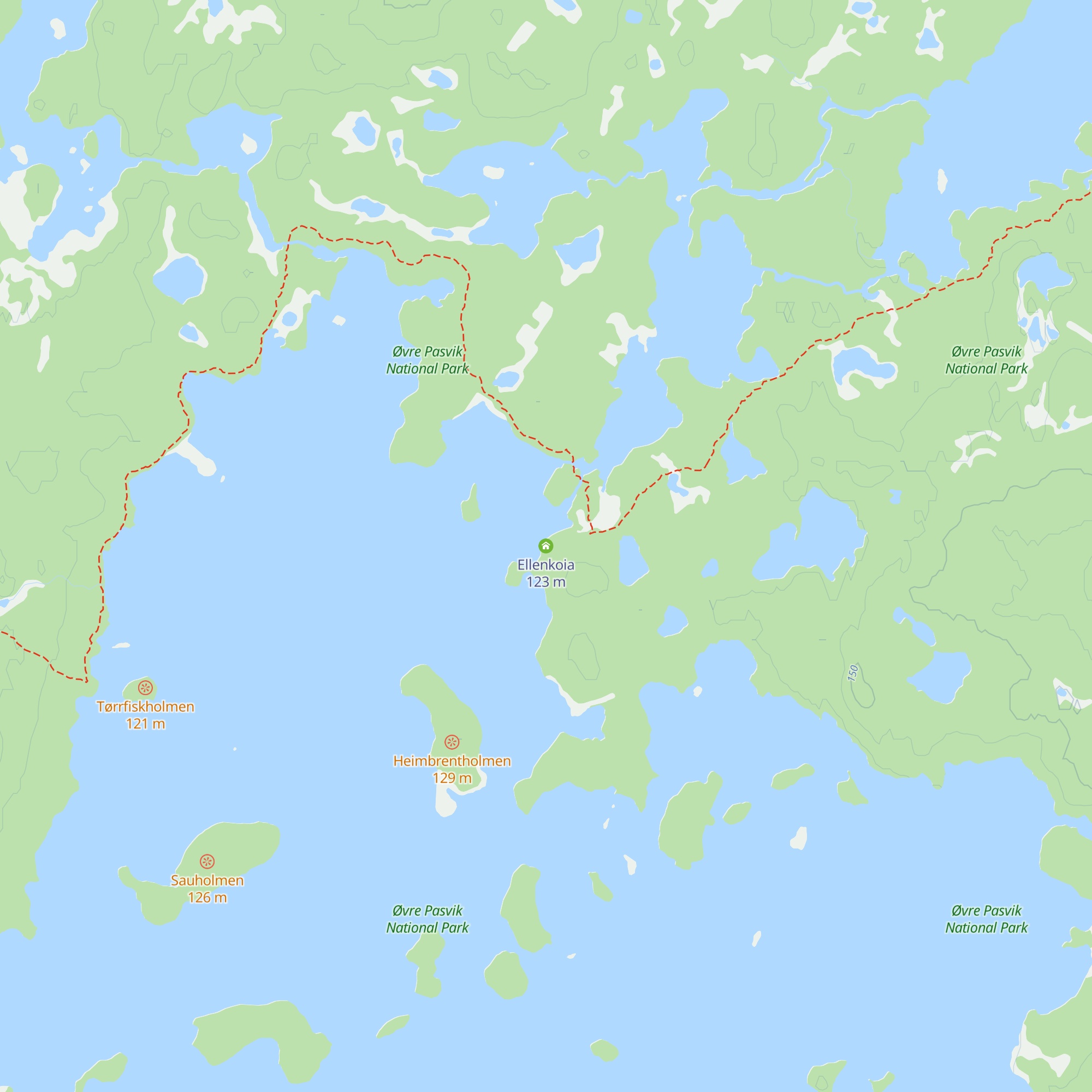 Ellenkoia map