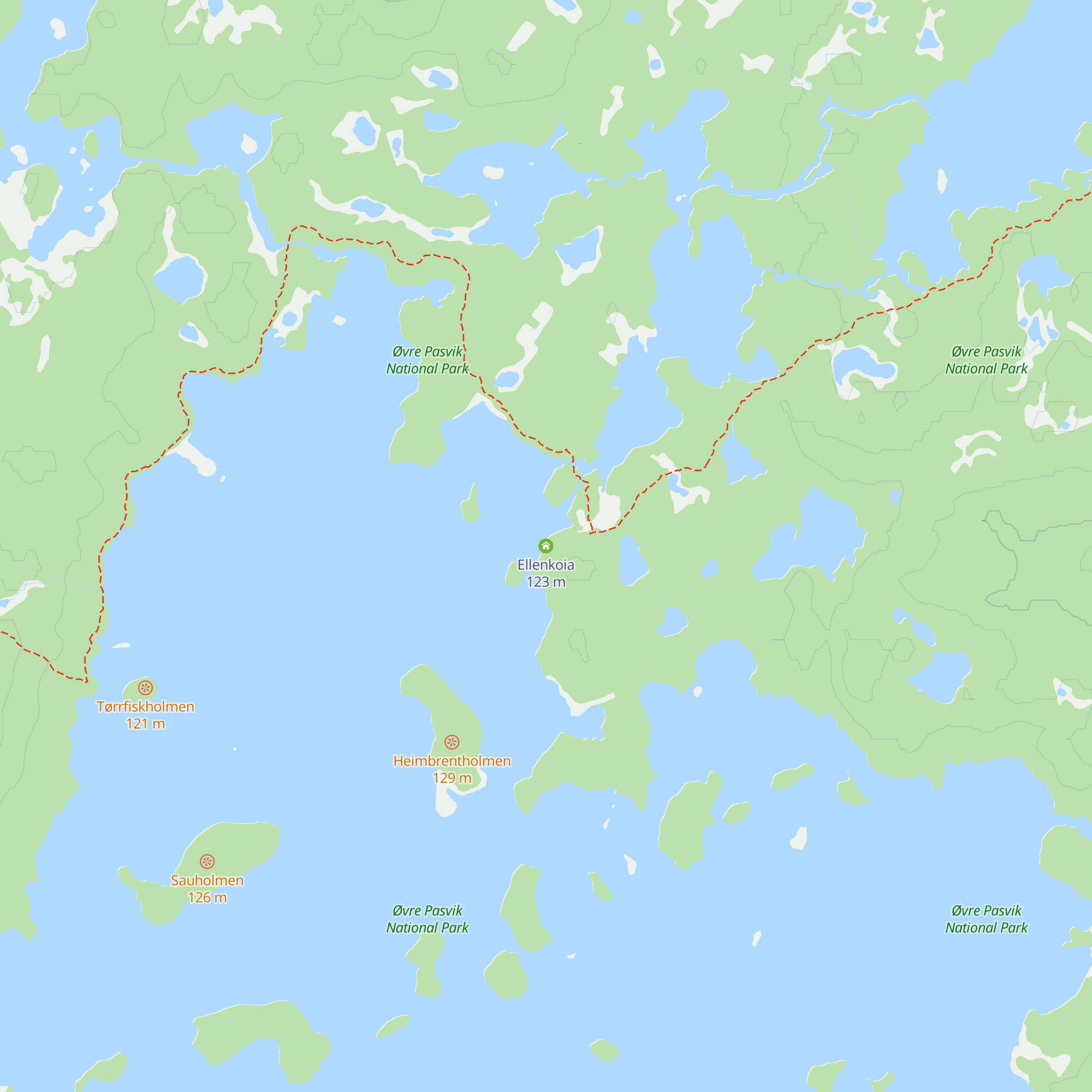 Ellenkoia map