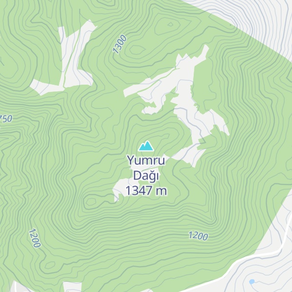 Map of Yumru Dağı