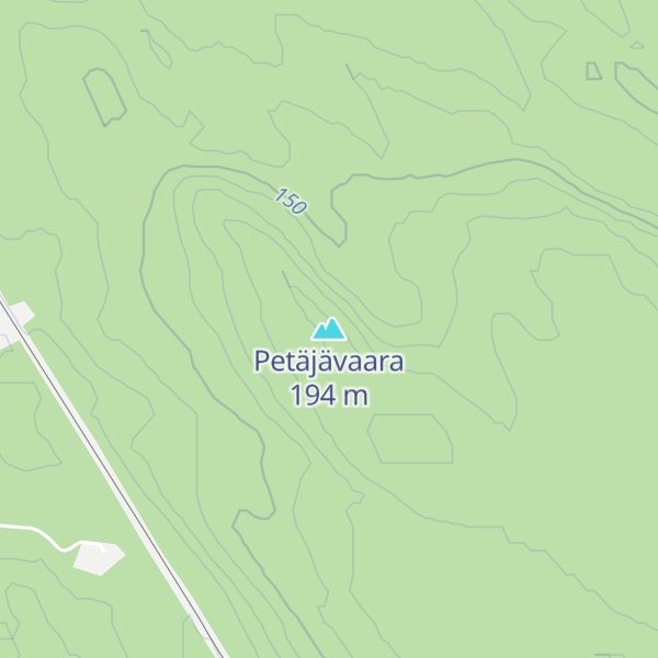 Map of Petäjävaara