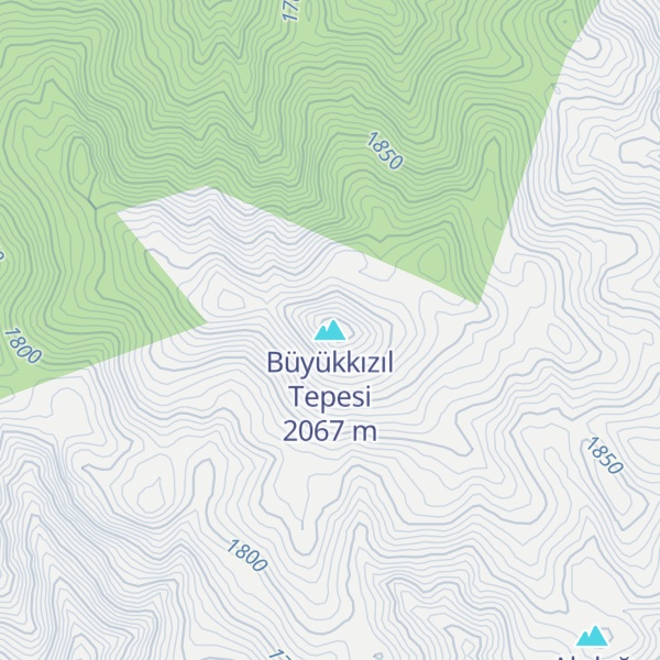 Map of Büyükkızıl Tepesi