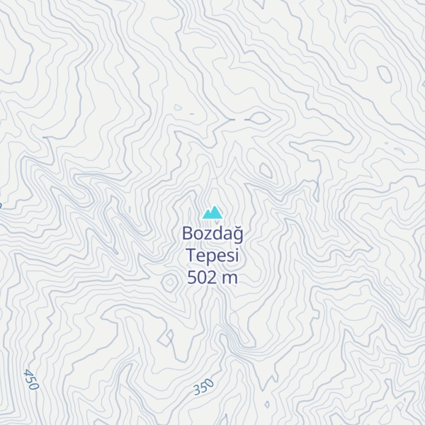 Map of Bozdağ Tepesi