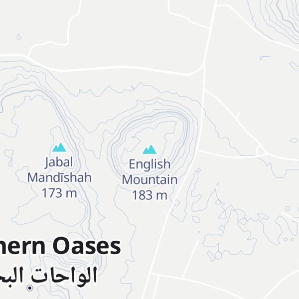 Map of English Mountain