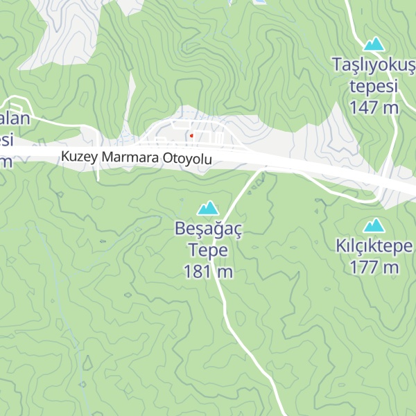 Map of Beşağaç Tepe