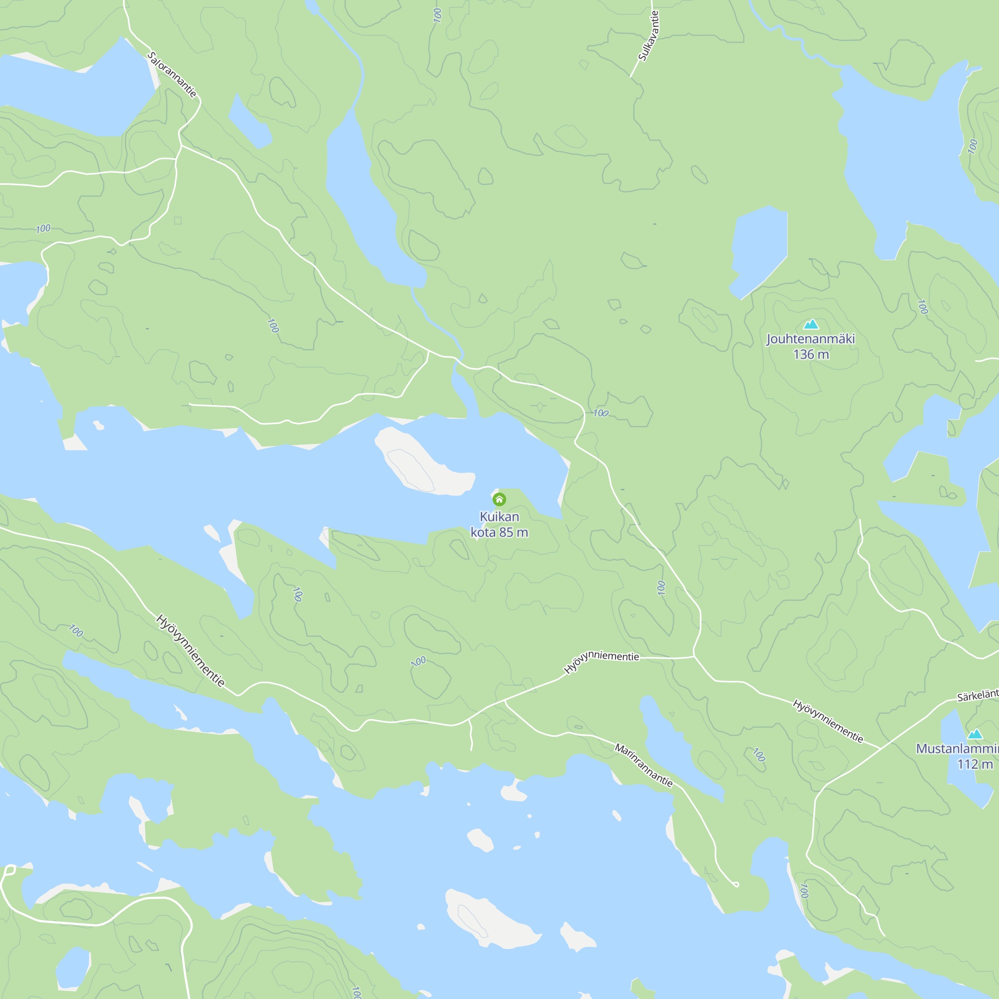 Kuikan kota map