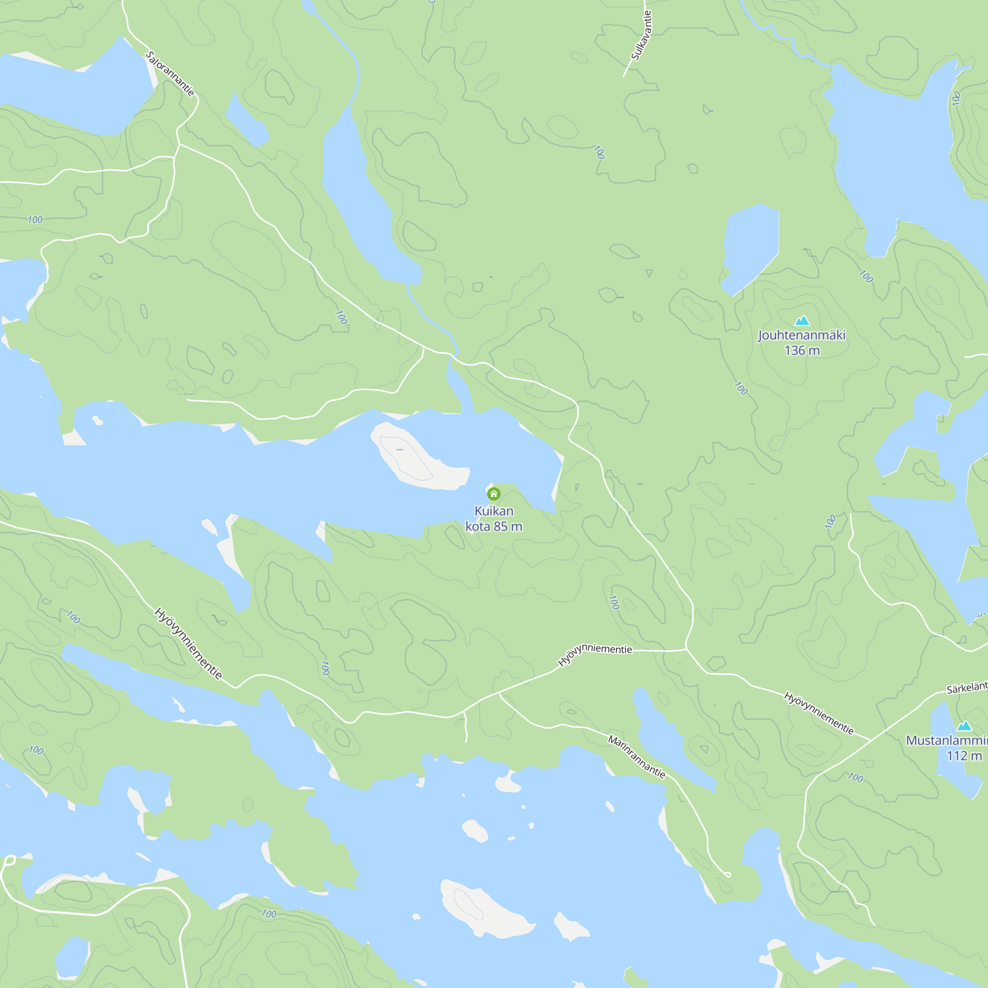 Kuikan kota map