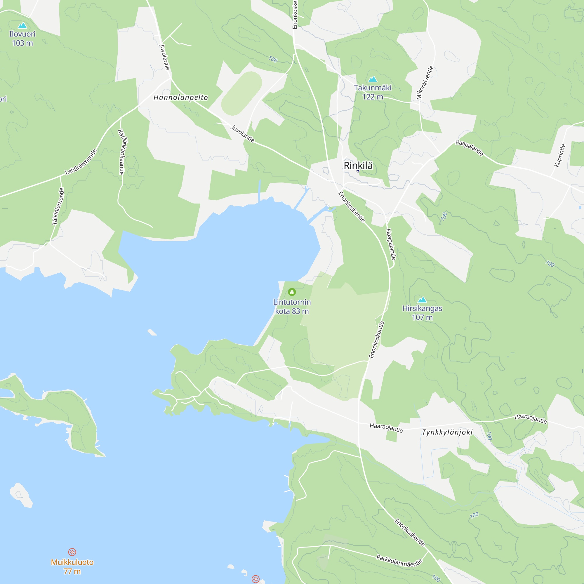 Lintutornin kota map