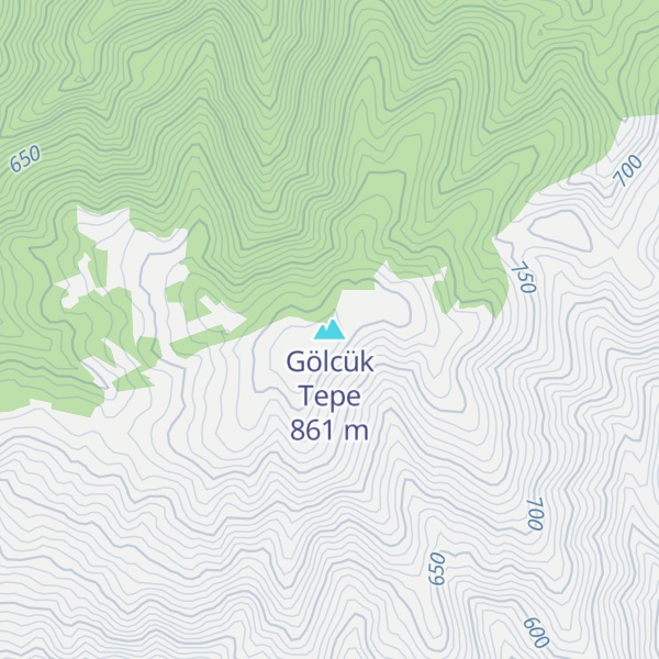Map of Gölcük Tepe