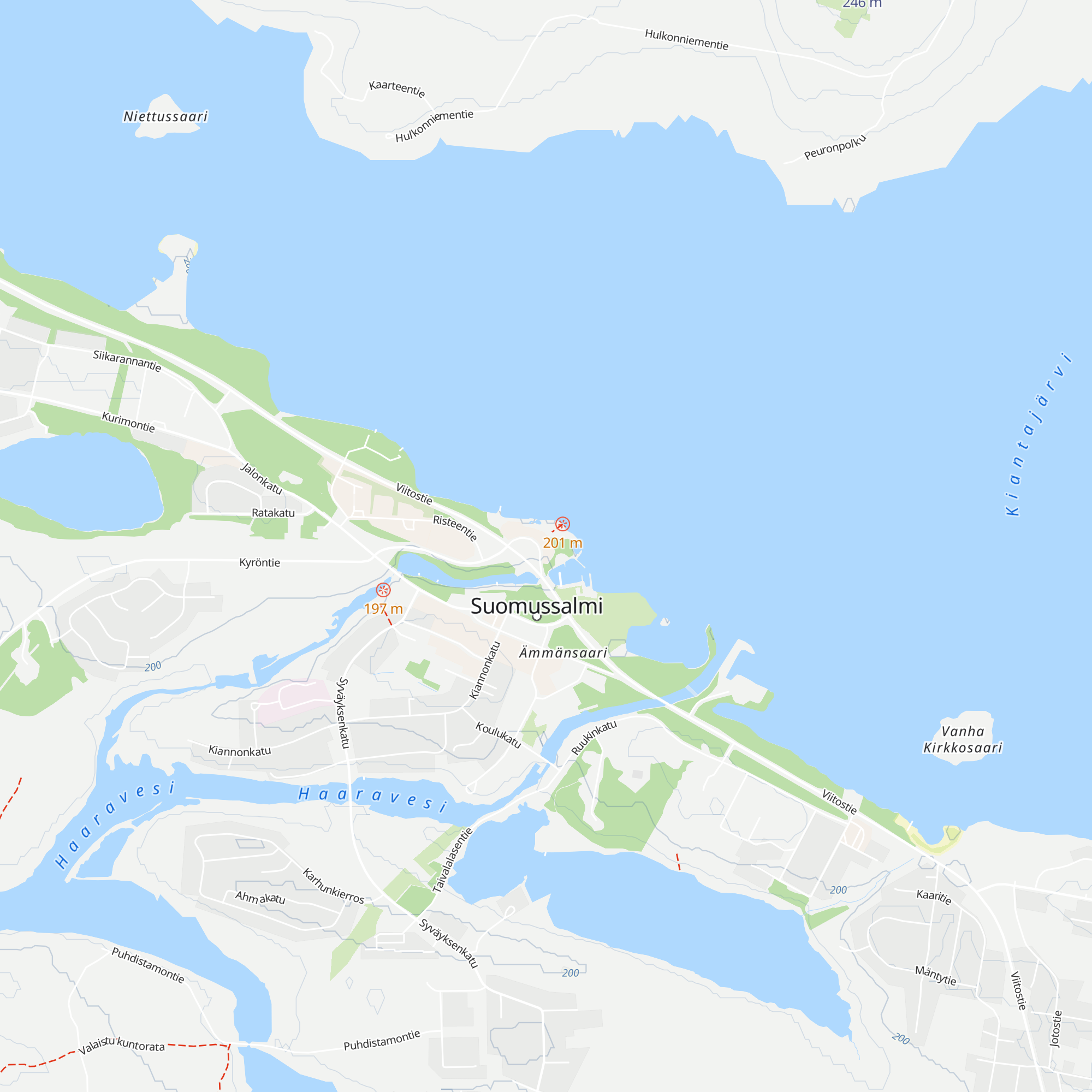 Suomussalmen Matkailutoimisto map