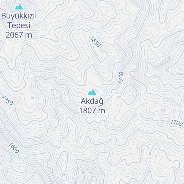 Map of Akdağ