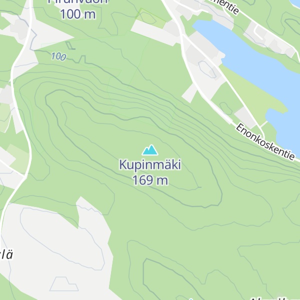 Map of Kupinmäki