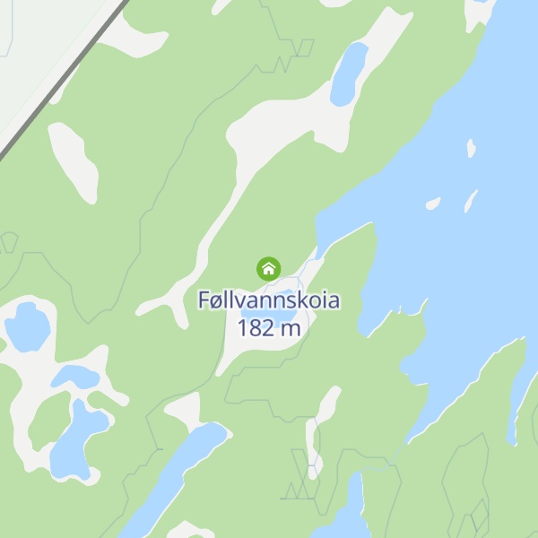 Map of Føllvannskoia