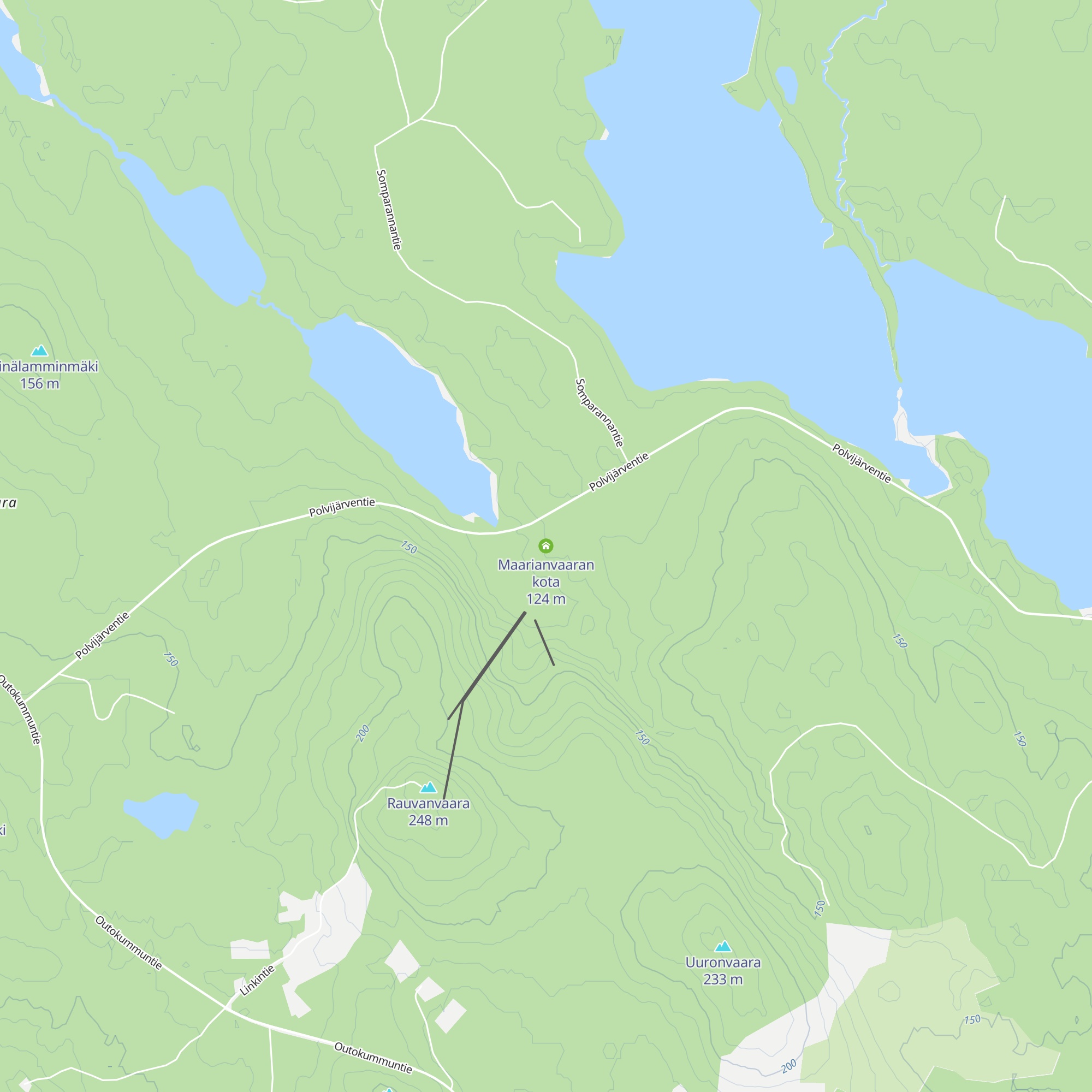Maarianvaaran kota map