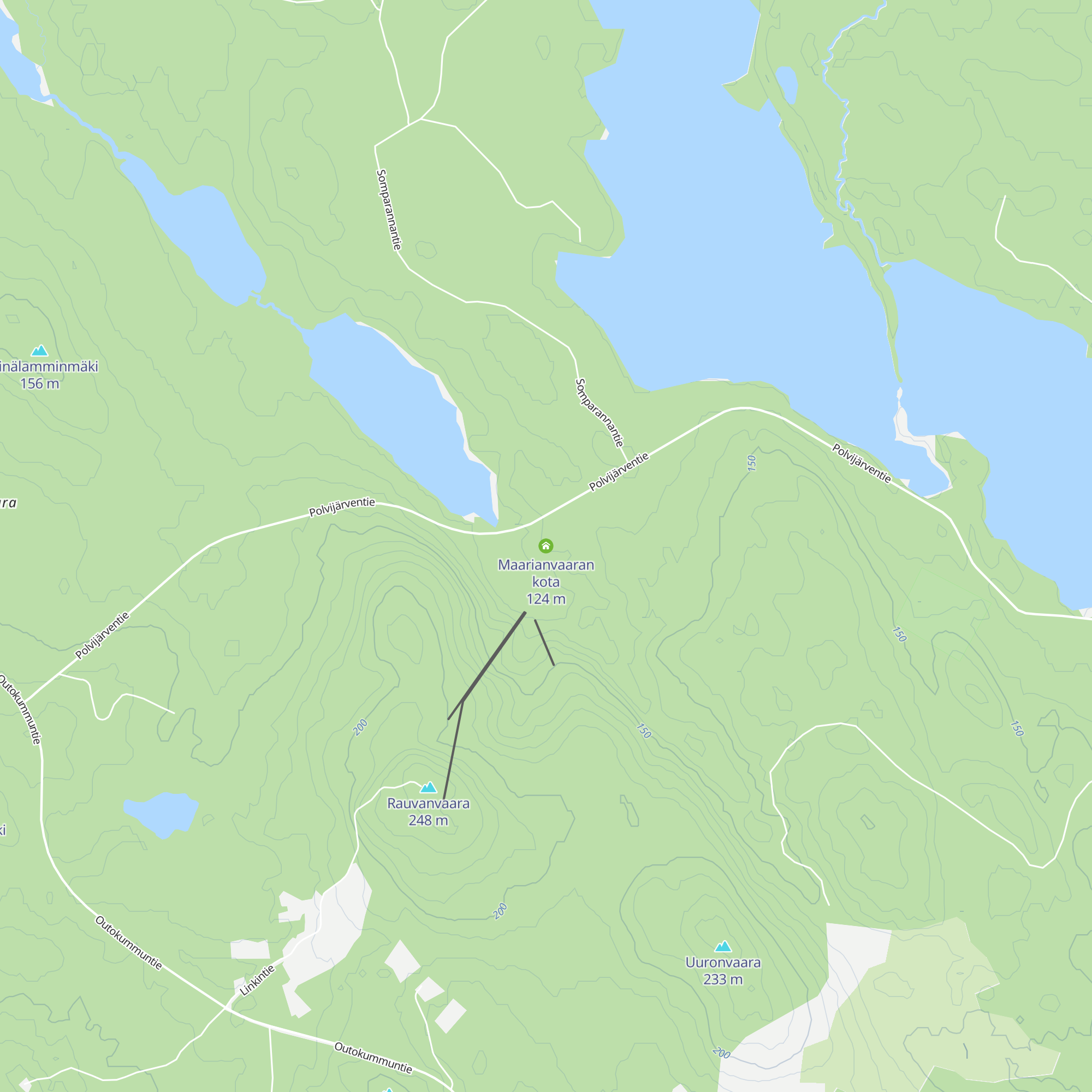Maarianvaaran kota map