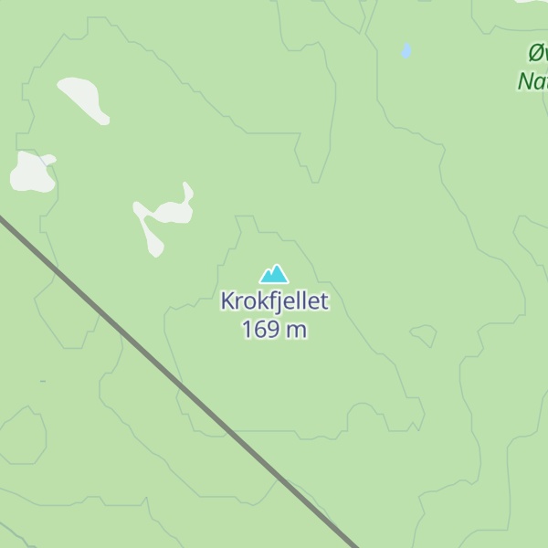 Map of Krokfjellet