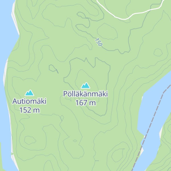 Map of Pölläkänmäki