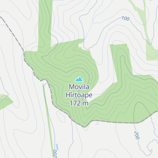 Map of Movila Hîrtoape