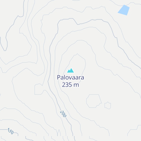 Map of Palovaara