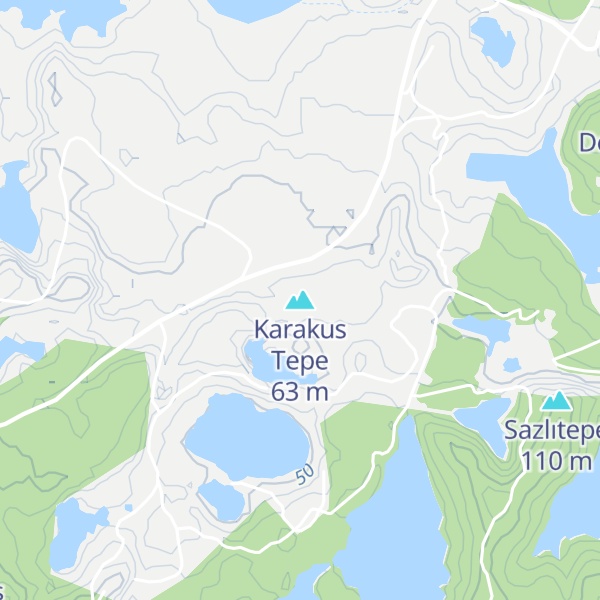 Map of Karakus Tepe