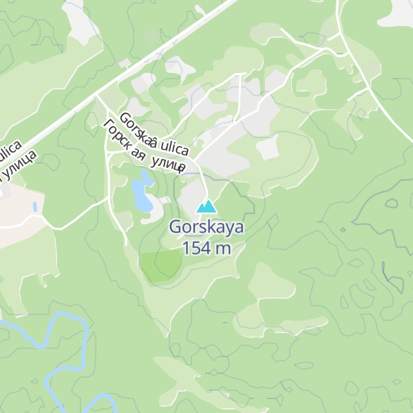 Map of Gorskaya