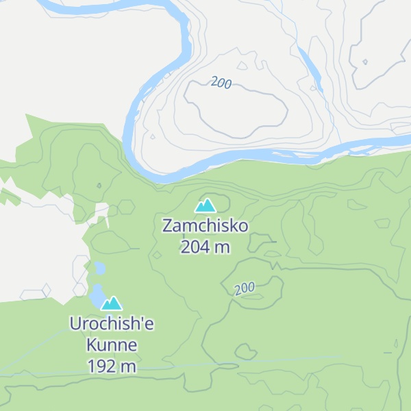 Map of Zamchisko