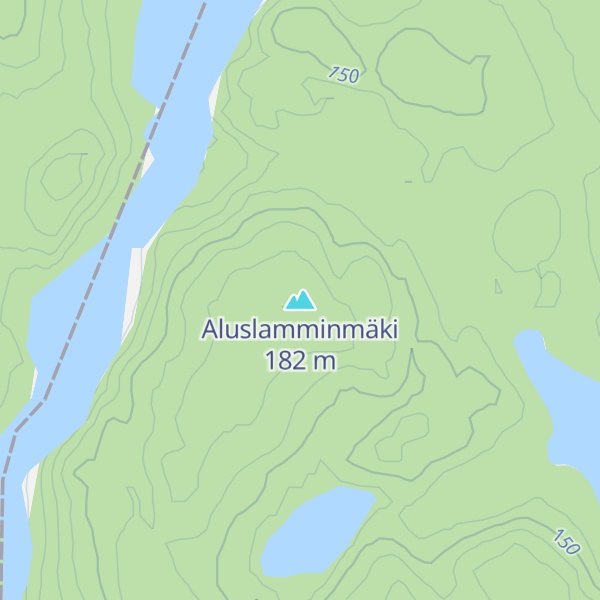Map of Aluslamminmäki