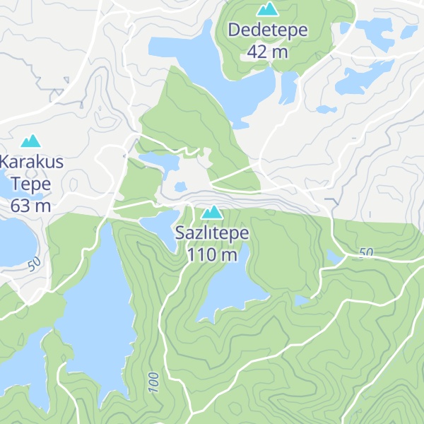 Map of Sazlıtepe