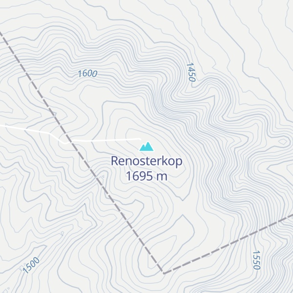 Map of Renosterkop