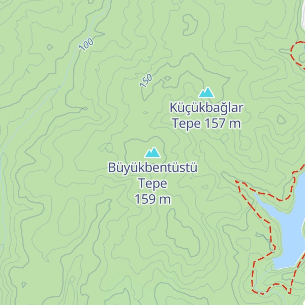 Map of Büyükbentüstü Tepe