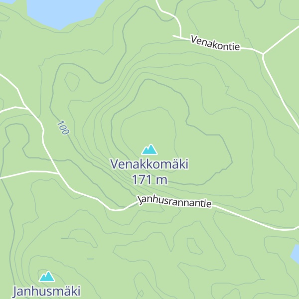 Map of Venakkomäki