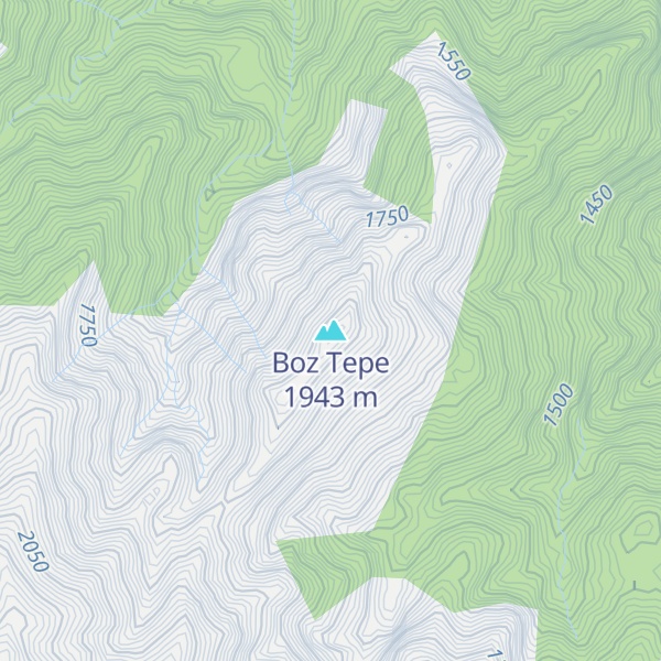 Map of Boz Tepe