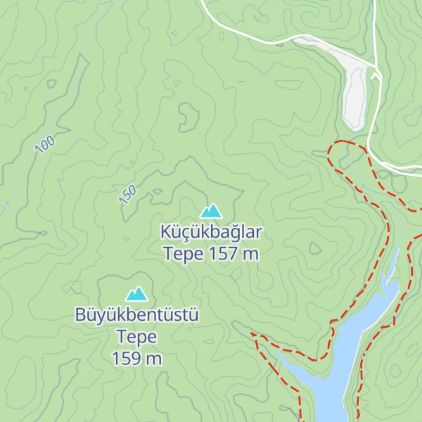 Map of Küçükbağlar Tepe