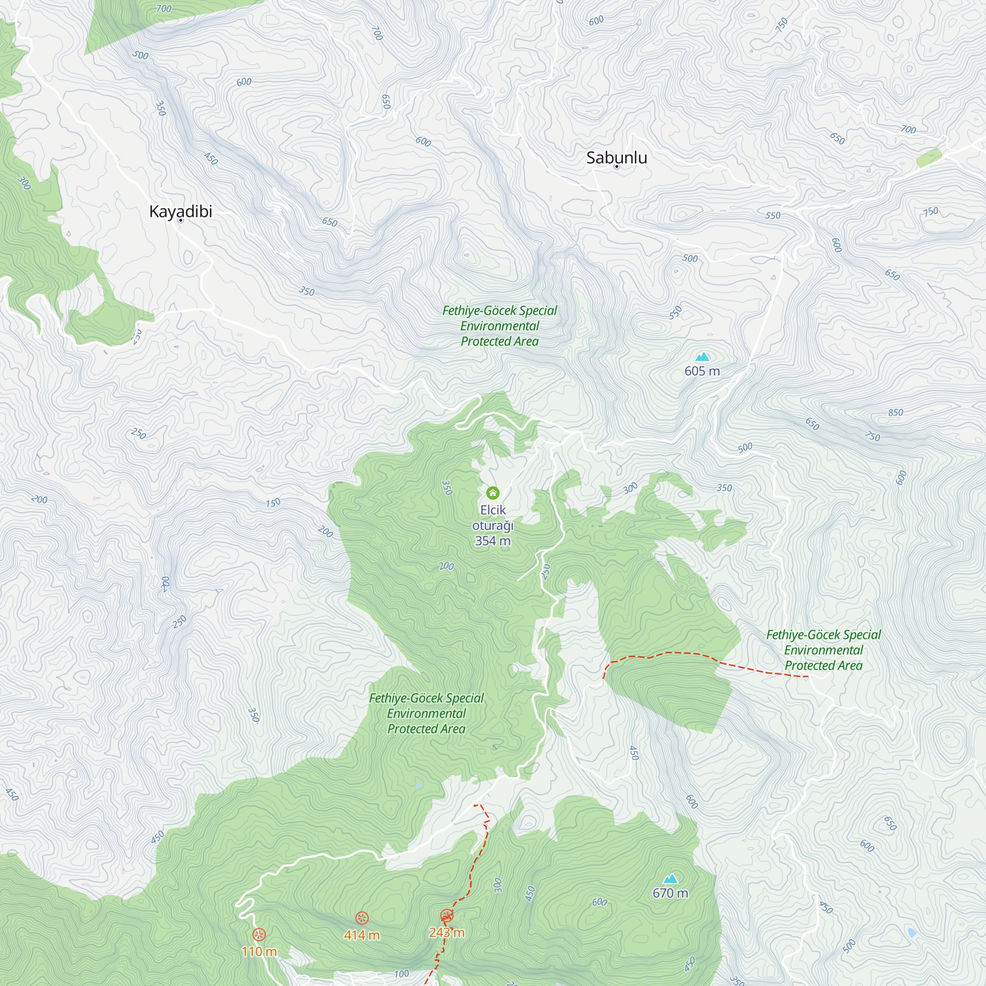 Elcik oturağı map