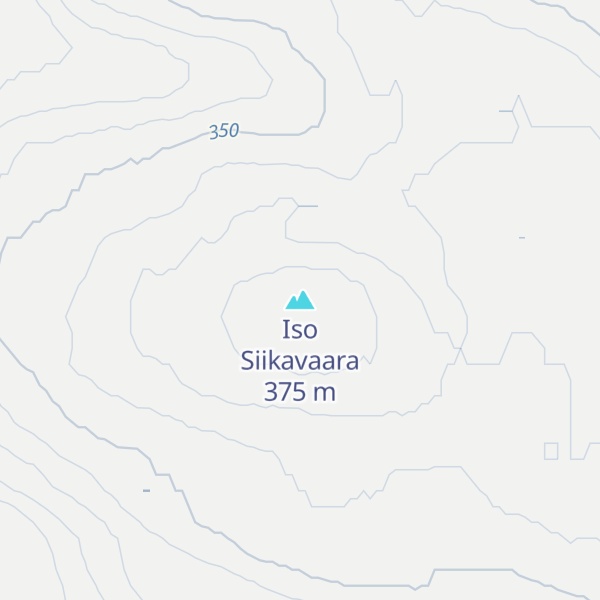 Map of Iso Siikavaara