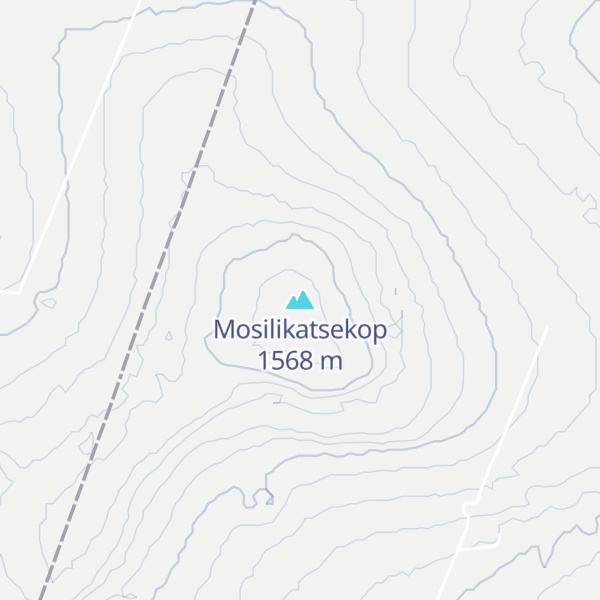 Map of Mosilikatsekop