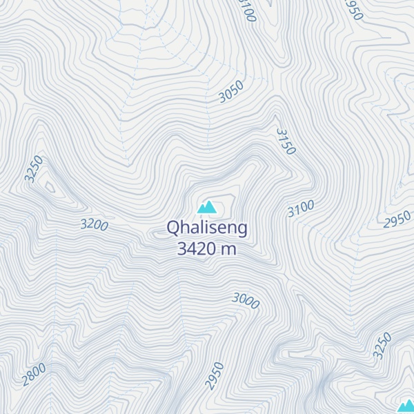 Map of Qhaliseng
