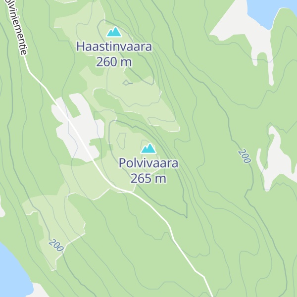 Map of Polvivaara