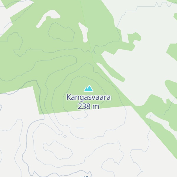 Map of Kangasvaara