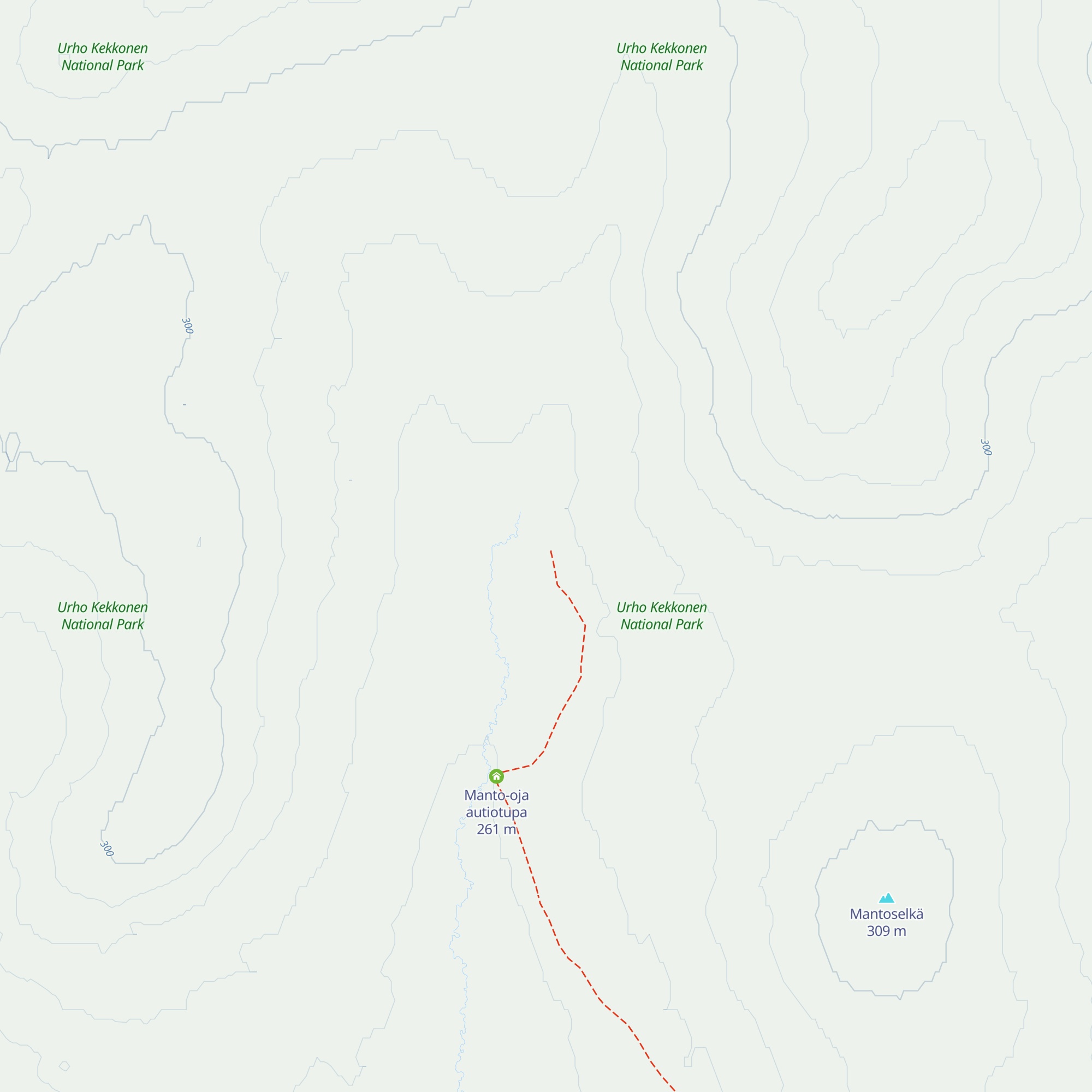 Mantoselkä autio- ja varaustupa map