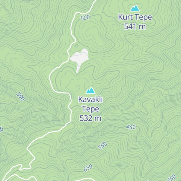 Map of Kavaklı Tepe