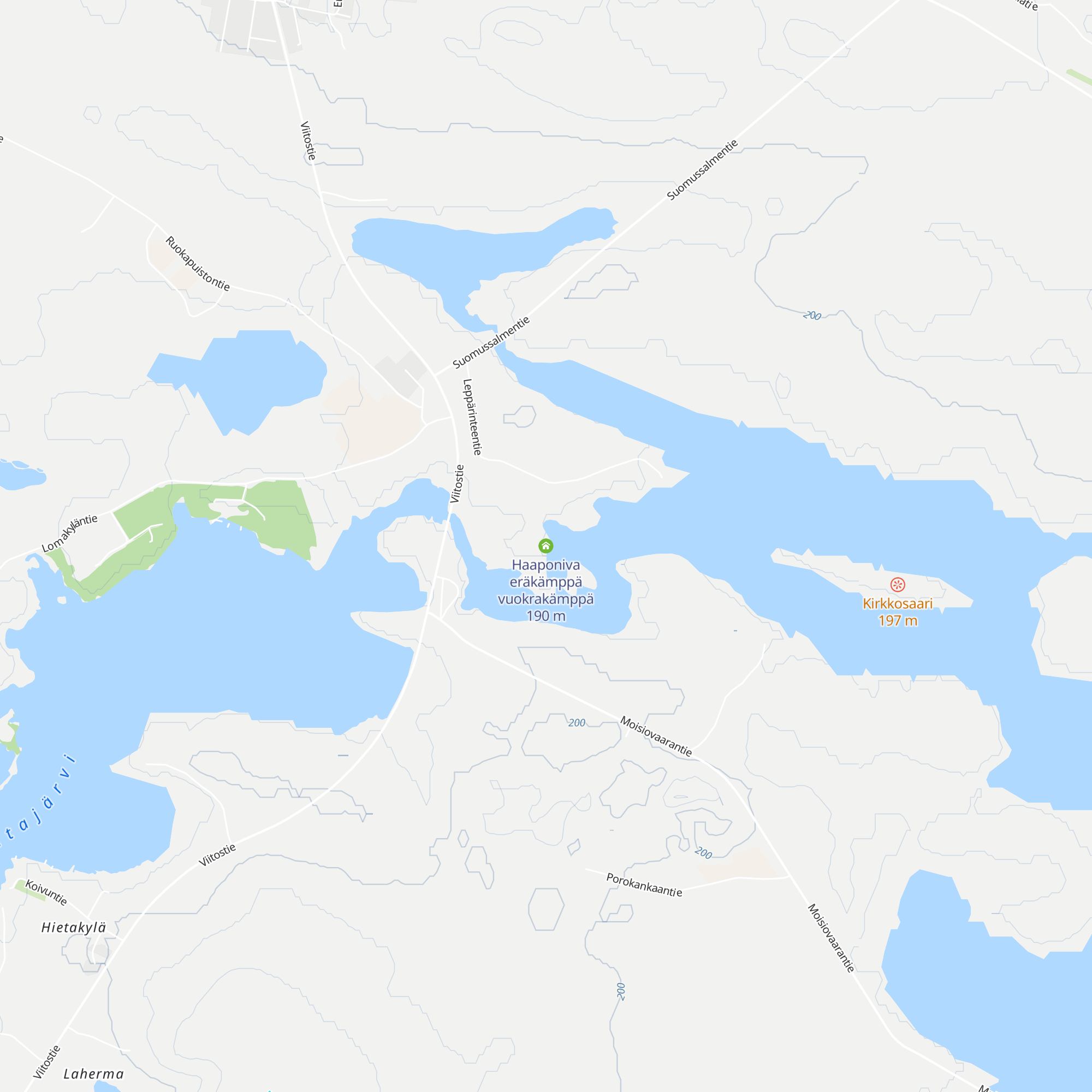 Haaponiva eräkämppä vuokrakämppä map