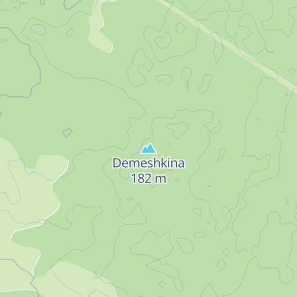 Map of Demeshkina