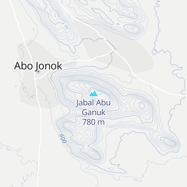 Map of Jabal Abu Ganuk