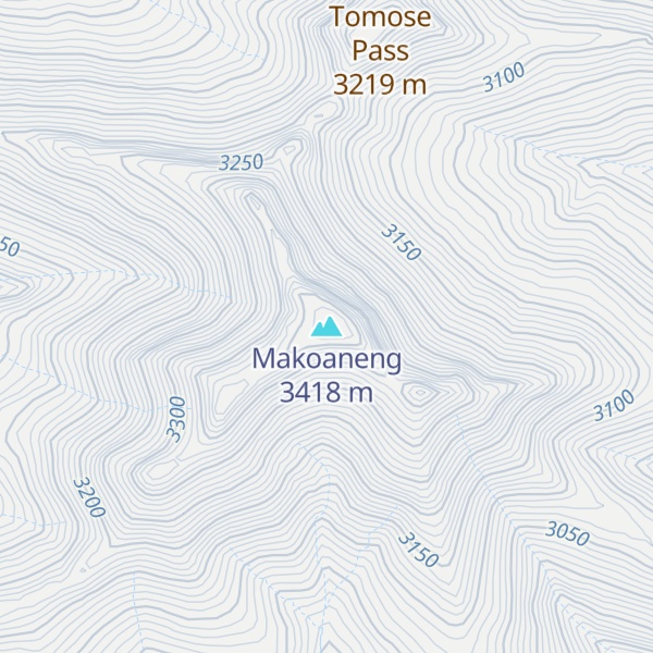 Map of Makoaneng