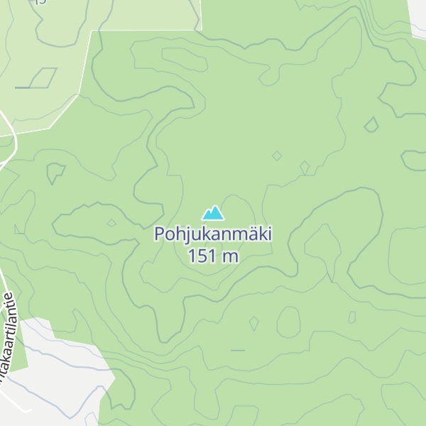 Map of Pohjukanmäki